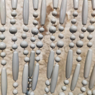 Rideau perles de plastique