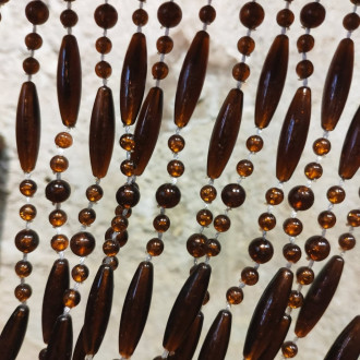 Rideau perles de plastique