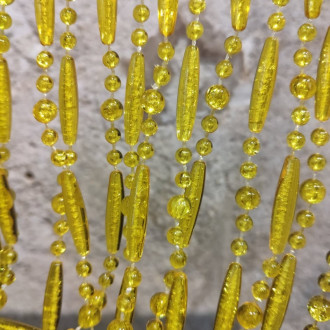 Rideau perles de plastique