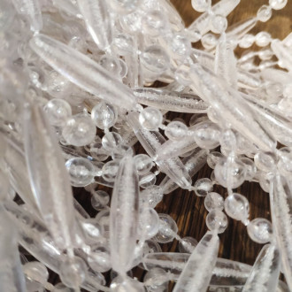 Rideau perles de plastique