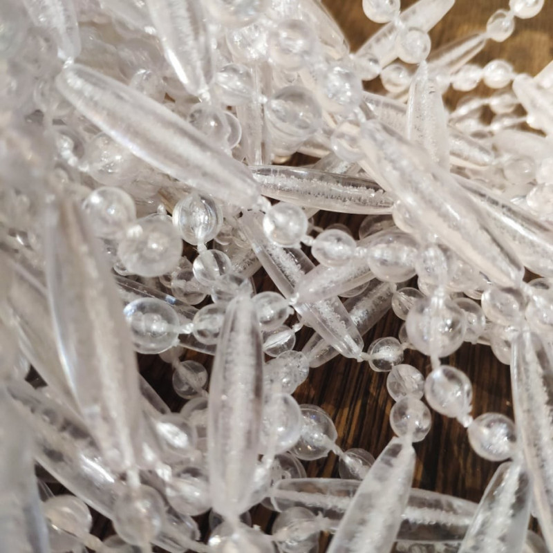 Rideau perles de plastique