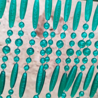 Rideau perles de plastique