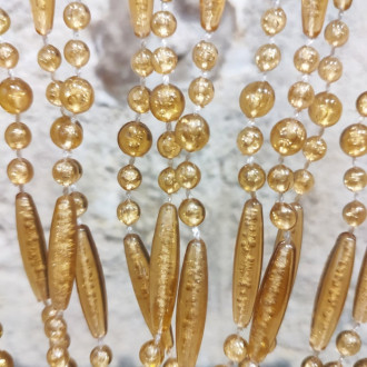 Rideau perles de plastique