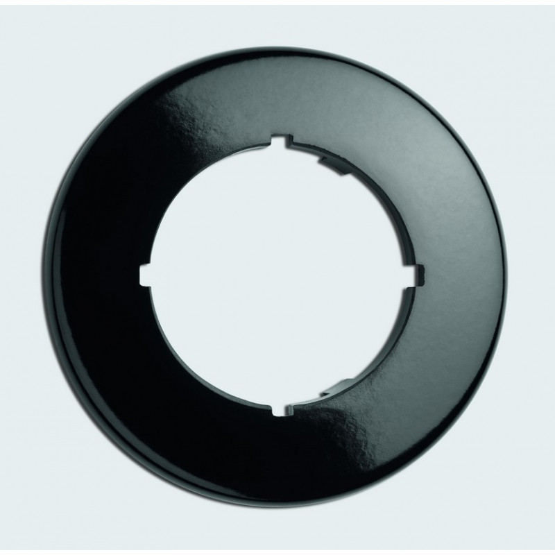 Enjoliveur rond duroplast noir