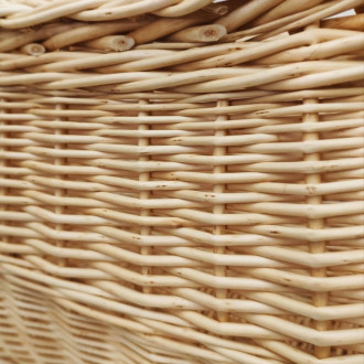 Panier vendéen en osier naturel