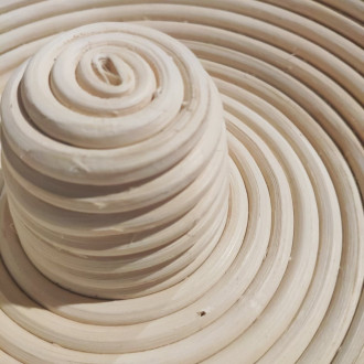 Round baneton bread mould