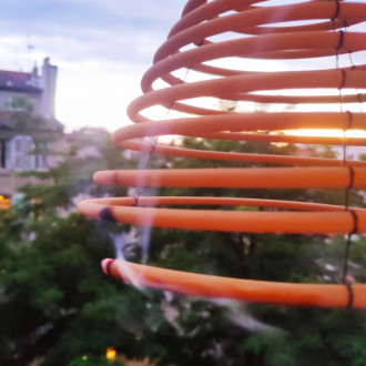 Mosquito repellent spiral