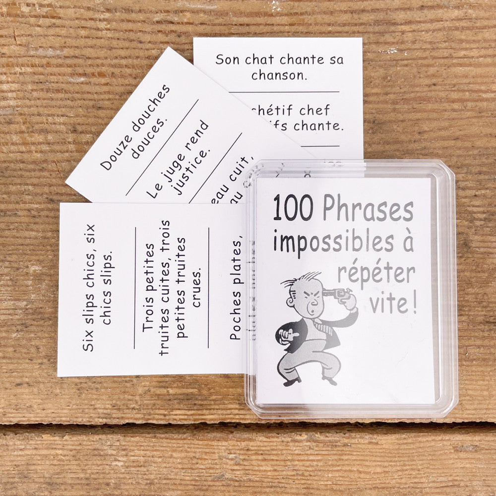 100 phrases impossibles à répéter vite