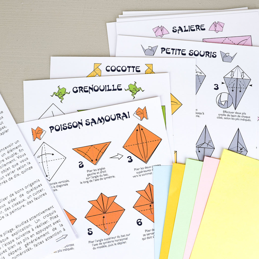 15 origamis en couleurs