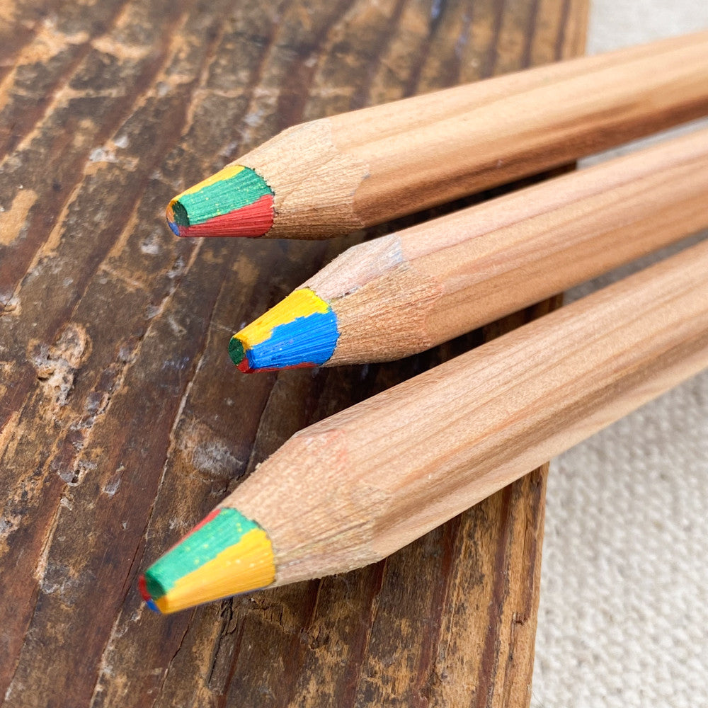 Gros crayon 4 couleurs