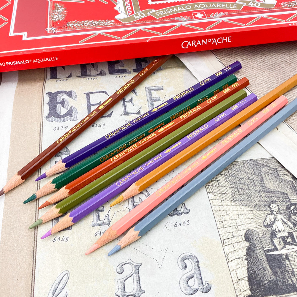 Coffret 40 crayons de couleur aquarelle