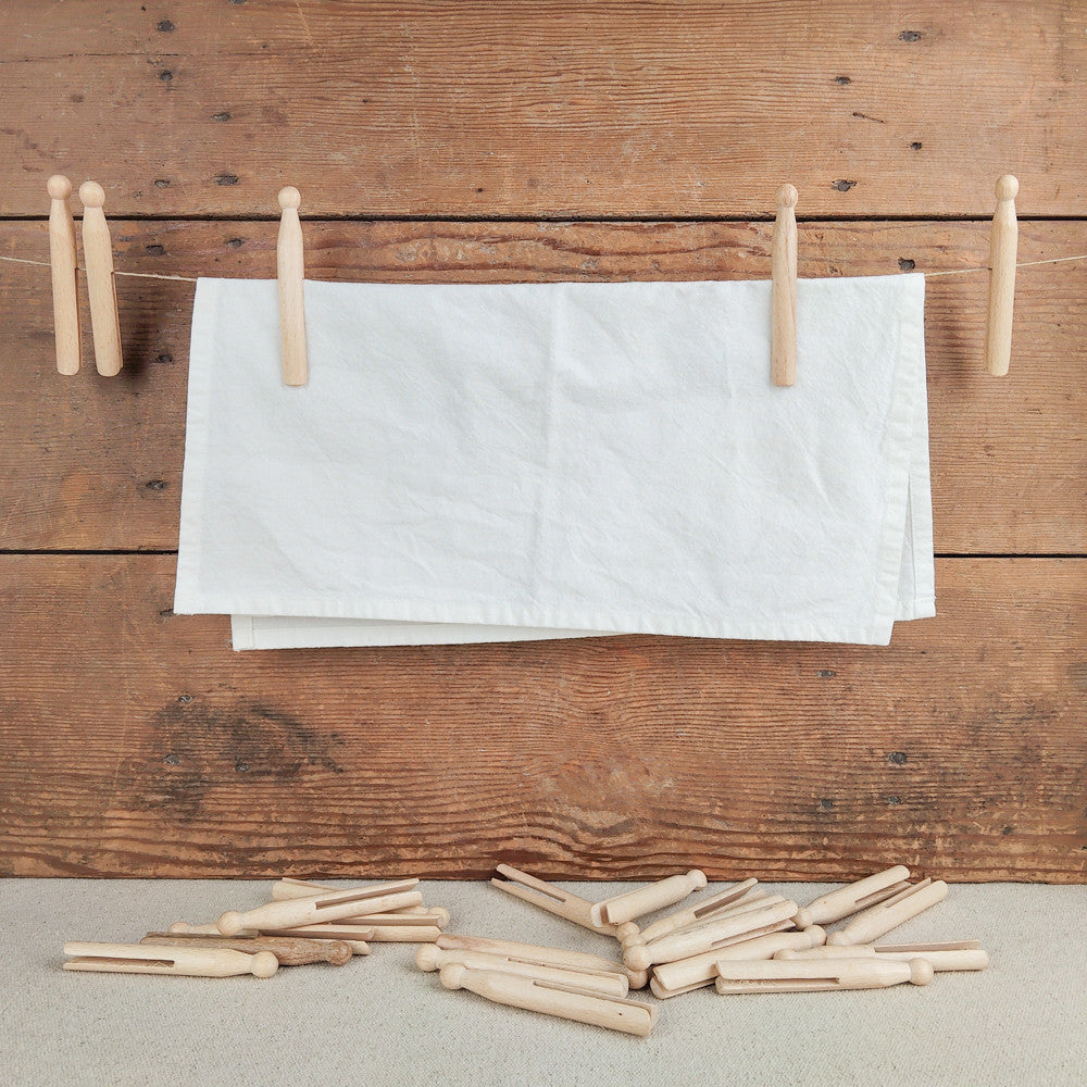 Pinces à linge anti-vent en bois