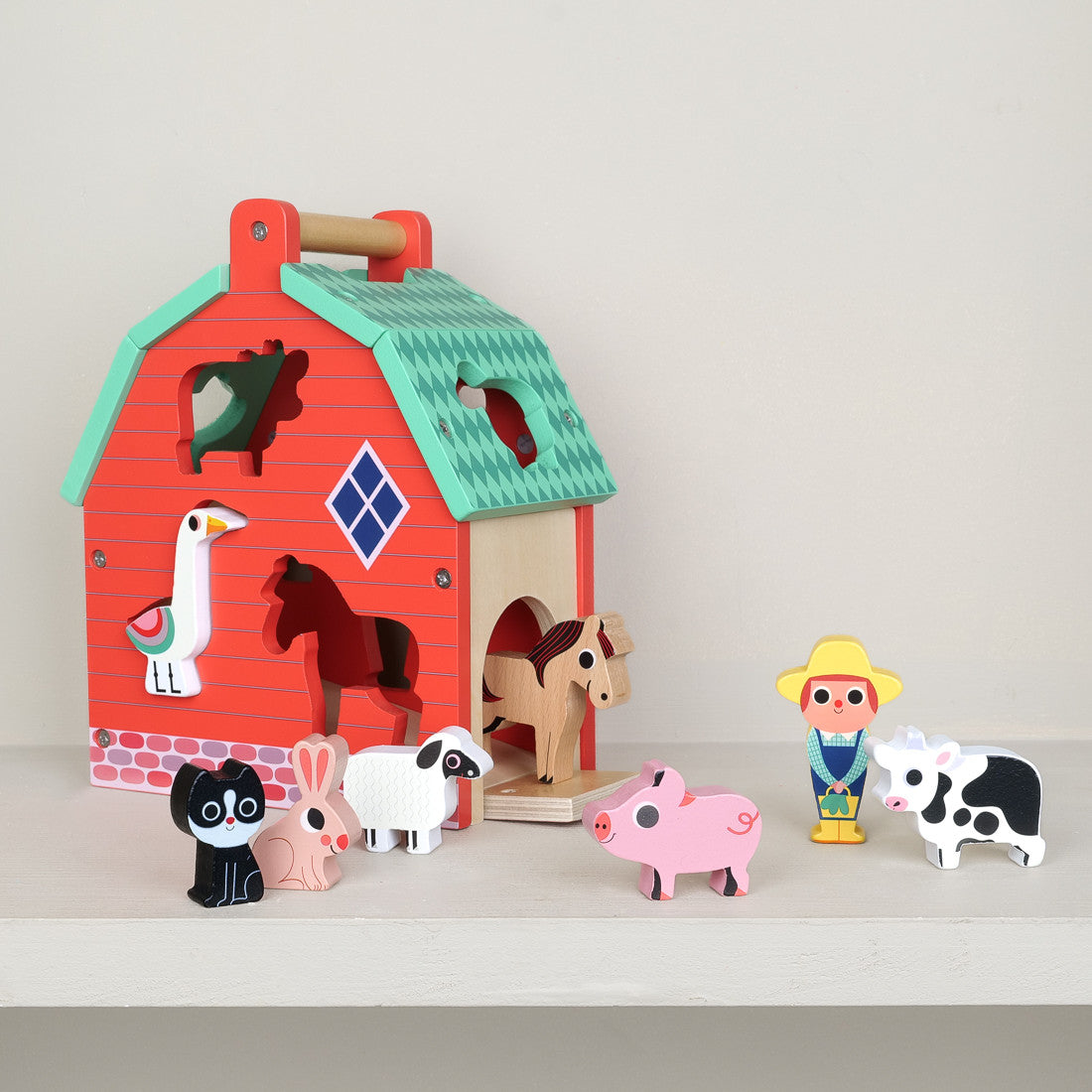 Ferme des formes en bois