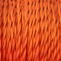 Twisted lighting cable, orange