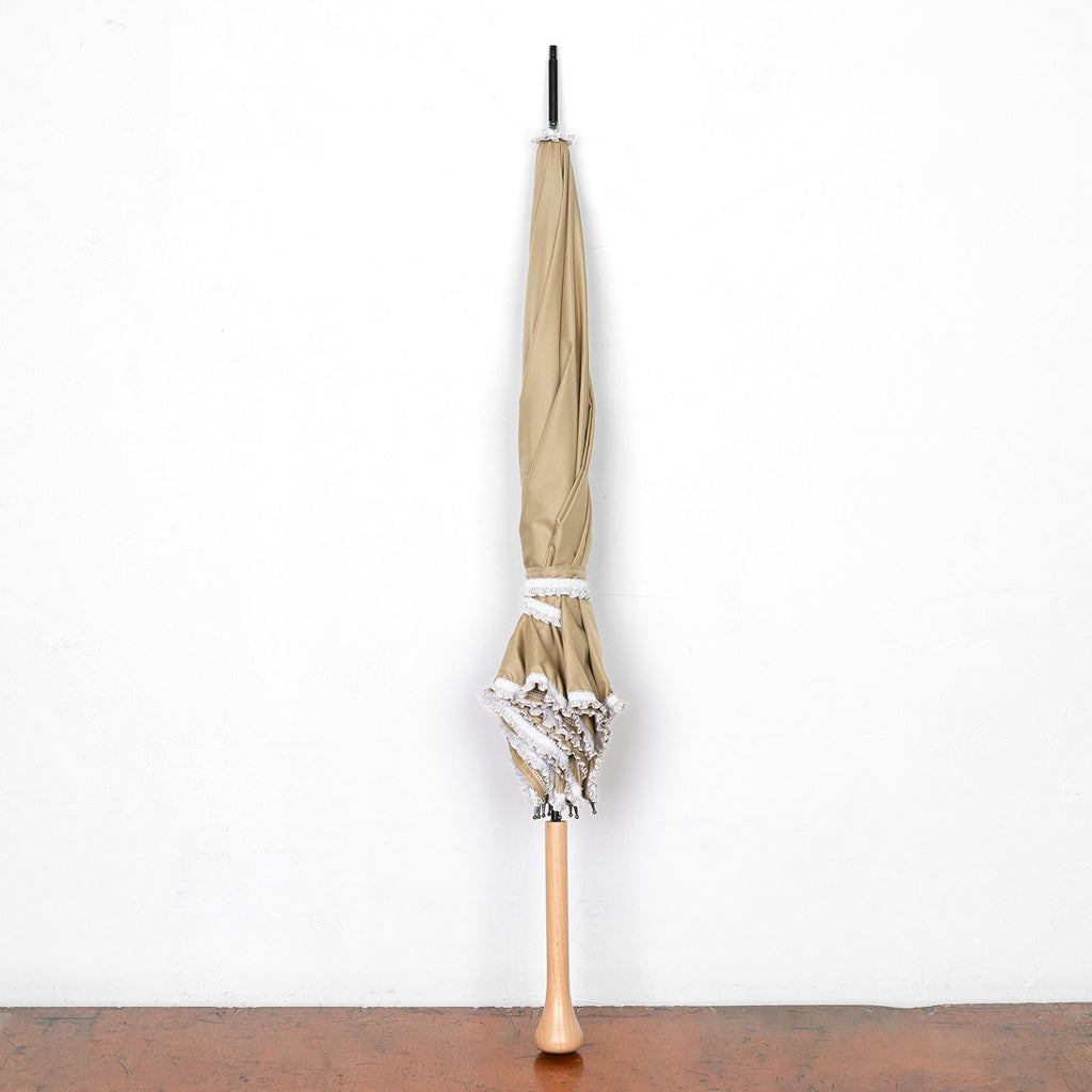 Beige anti-UV parasol