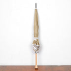 Beige anti-UV parasol