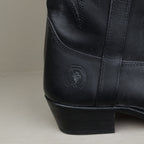 Santiags La Botte gardiane cuir naturel noires
