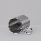 Tasse inox avec anse mousqueton