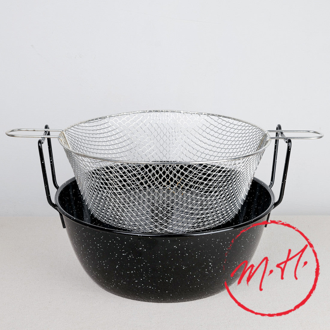 Friteuse en fer émaillé induction