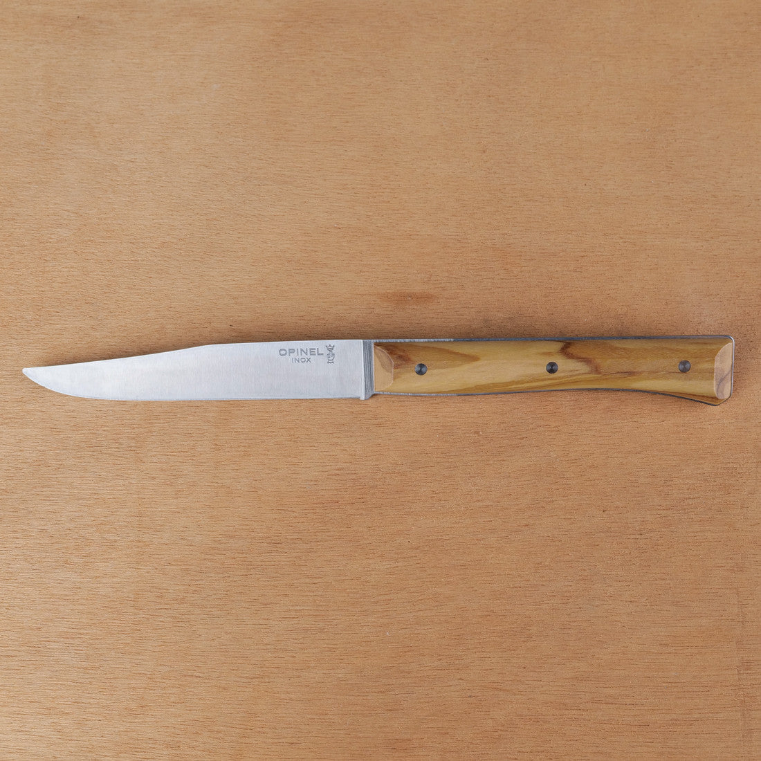 Coffret de 4 Couteaux de table Opinel Facette en olivier