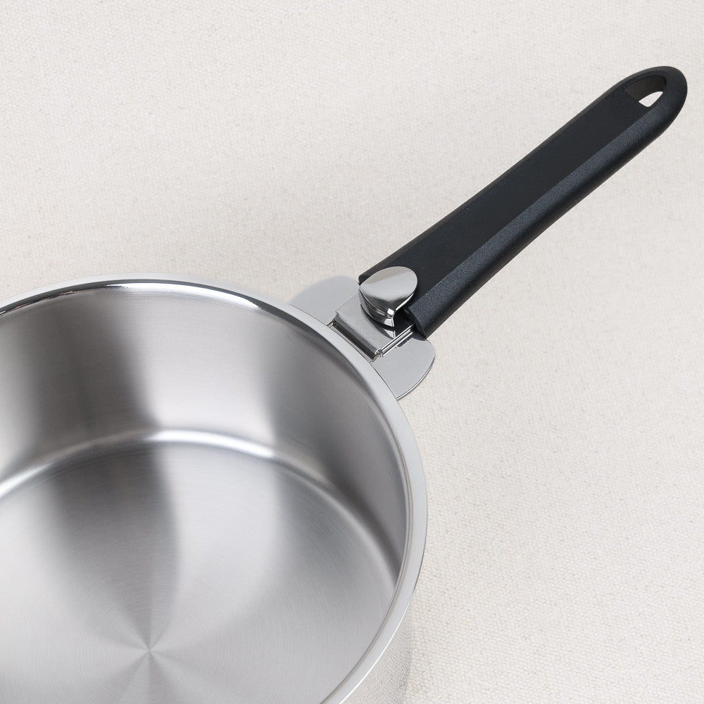 Casserole inox mutine amovible