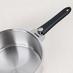 Casserole inox mutine amovible