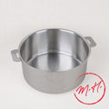 Casserole inox mutine amovible