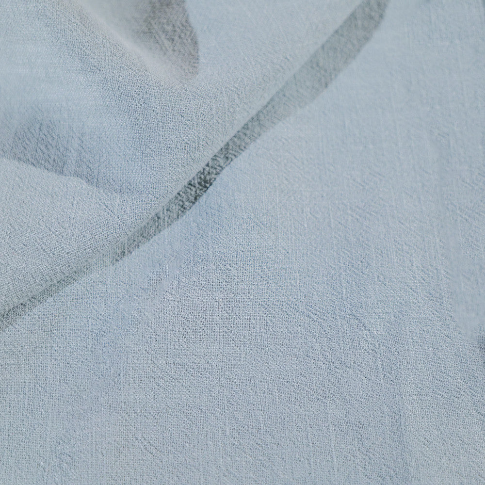 Tissu au mètre lin bleu ciel