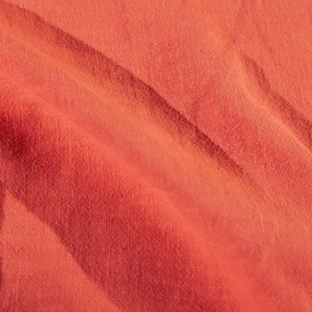 Tissu au mètre lin corail