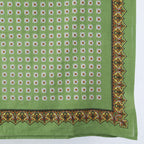 Nappe imprimée verte 170 x 250 cm