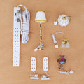 Miniature kit électrique lampes et multiprises