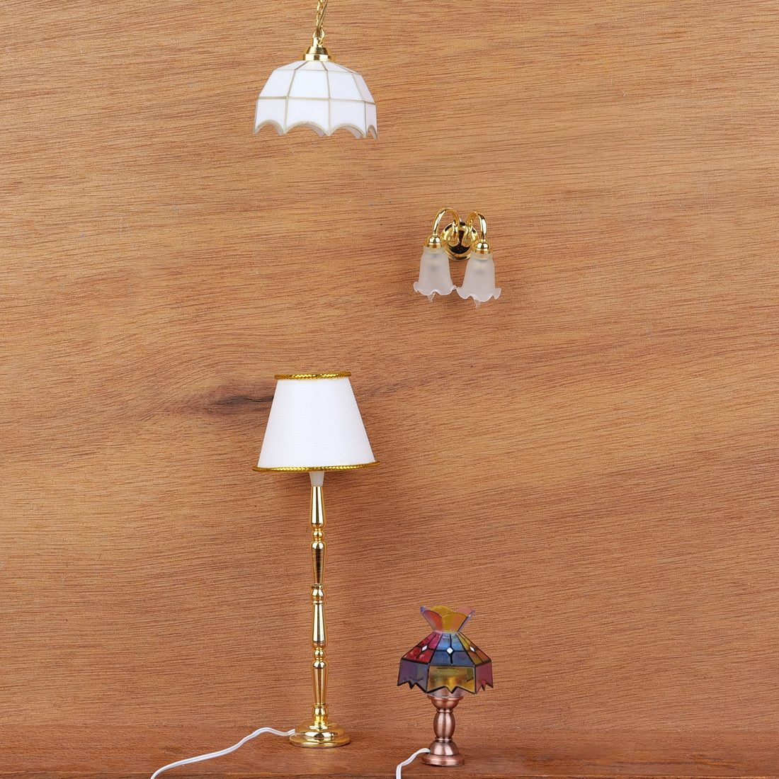 Miniature kit électrique lampes et multiprises