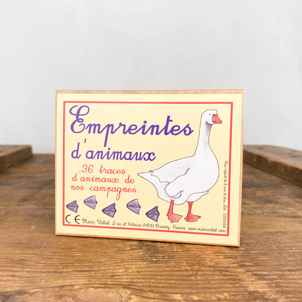 36 empreintes d'animaux
