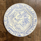 4 assiettes plates Oiseau Bleu