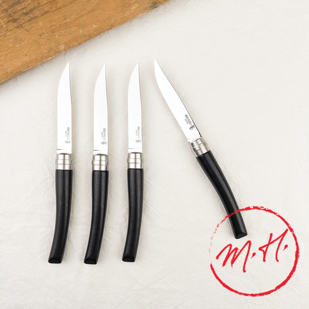4 couteaux de table Opinel Chic manche ébène