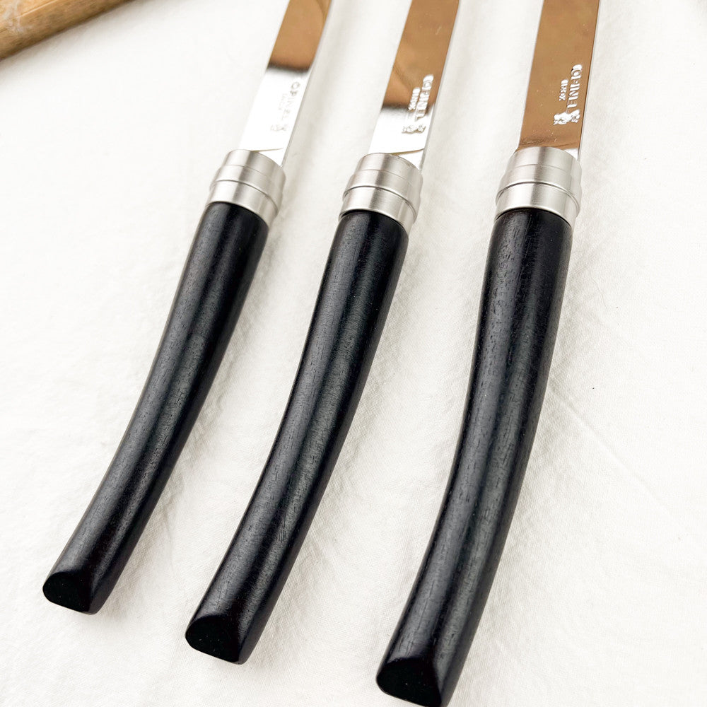 4 couteaux de table Opinel Chic manche ébène