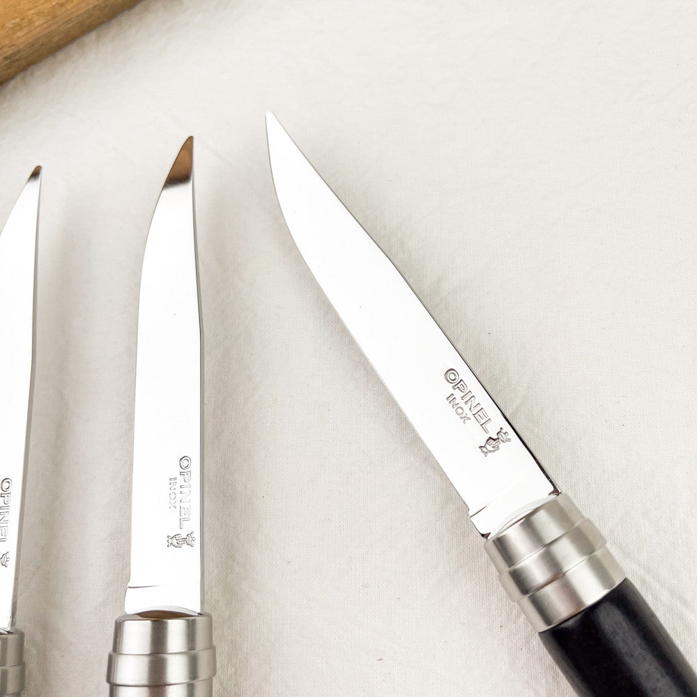 4 couteaux de table Opinel Chic manche ébène