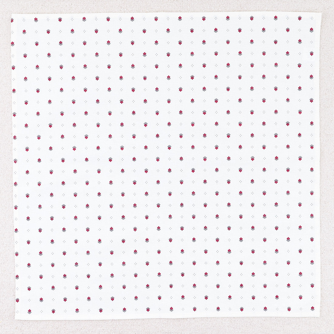 4 Serviettes calissons en coton 45 x 45 cm
