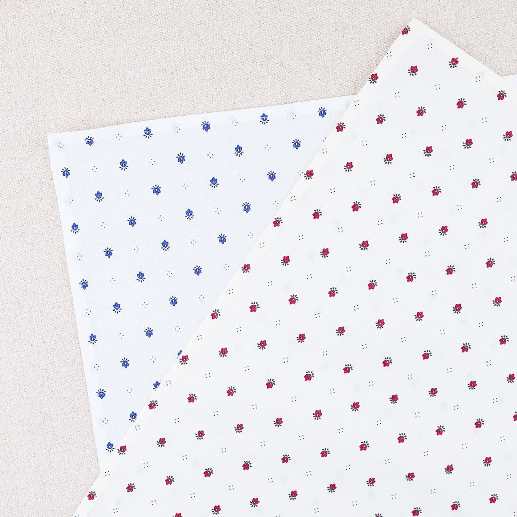 4 Serviettes calissons en coton 45 x 45 cm