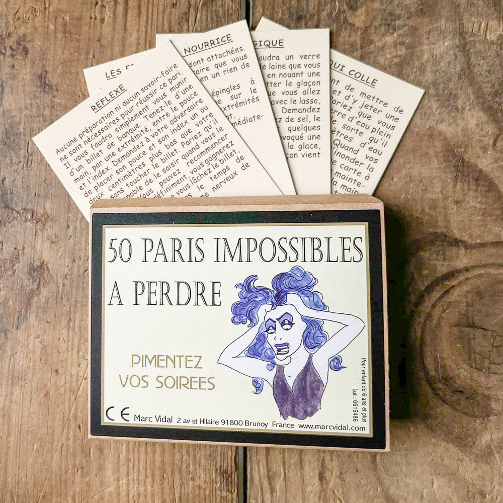 50 paris impossibles à perdre