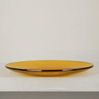 6 Duralex amber dessert plates