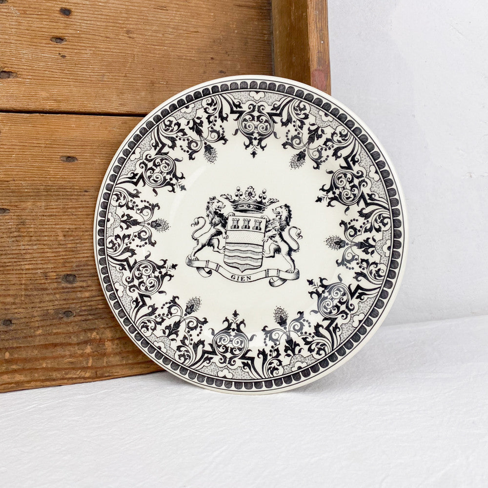 6 assiettes à dessert dépareillées vertes - Gien
