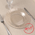 Lot de 6 assiettes creuses Picardie Duralex - transparent