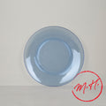 6 blue Duralex dessert plates