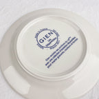 6 assiettes plates dépareillées bleues - Gien