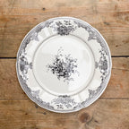 6 assiettes plates dépareillées vertes - Gien