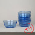 Lot de 6 coupelles Lys Duralex - marine