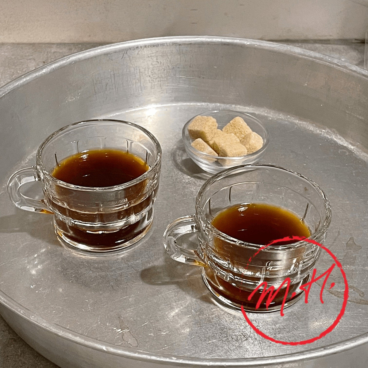 6 tasses à café Flore