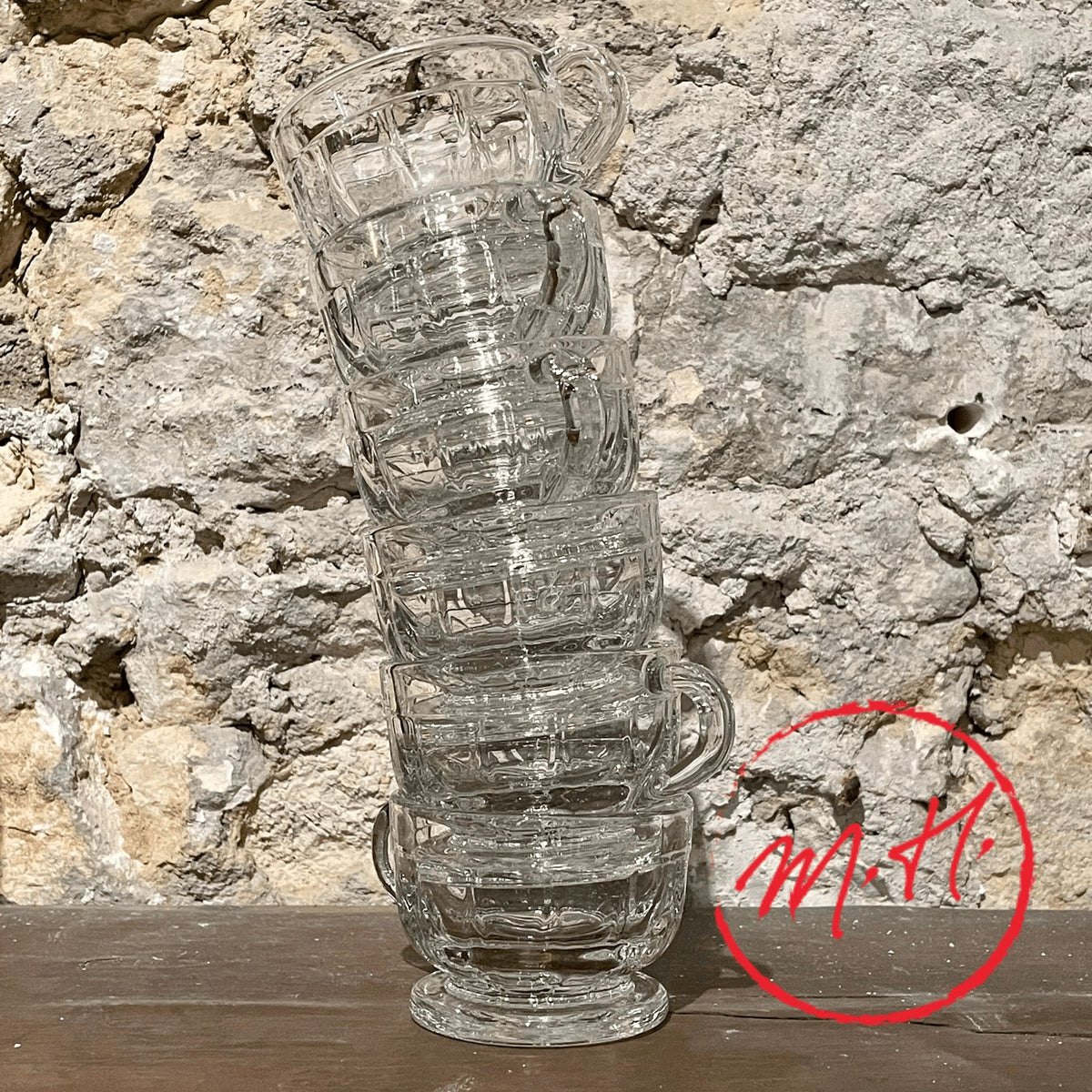 6 tasses à café Flore