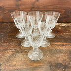 6 verres à eau guillochés Maison Empereur